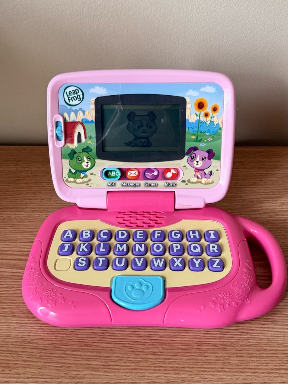 LeapFrog Pink Kids Learning Laptop with ABC Games